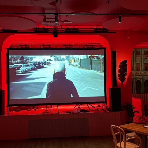 pantalla proyección linda guajira